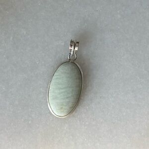 NWOT Sundance Cloud Forest Pendant, Green Moonstone, Sterling Silver